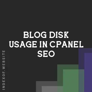 Disk Usage in cPanel: How Managing Server Space Boosts Your SEO | Logo - Indexof